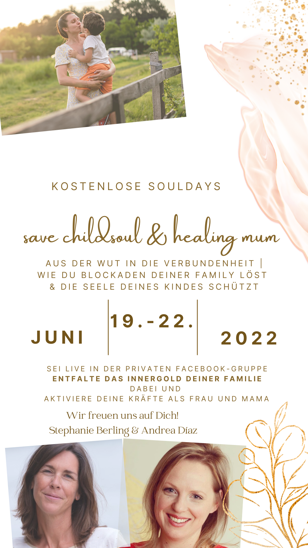 einladung save childsoul and healing mum